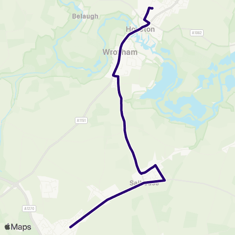 First Norfolk & Suffolk Broadland High School Grounds - Stores map