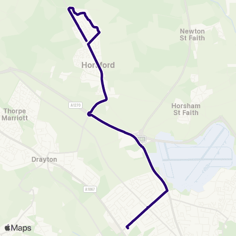 First Norfolk & Suffolk High School - Brickmakers map