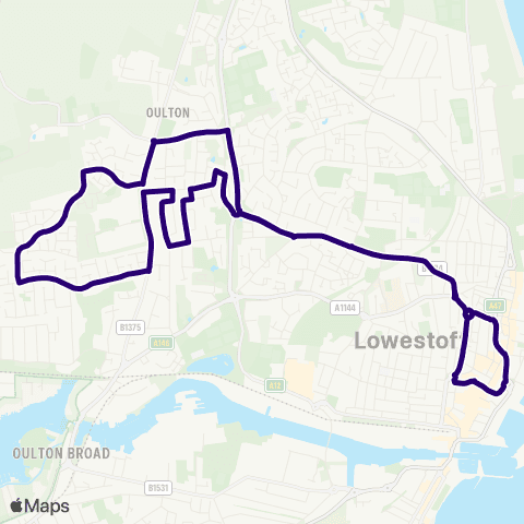 First Norfolk & Suffolk Bus Station - Bus Station map