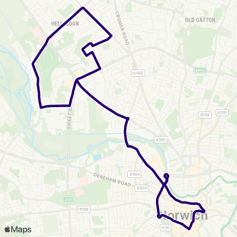 First Norfolk & Suffolk Castle Meadow - Castle Meadow map