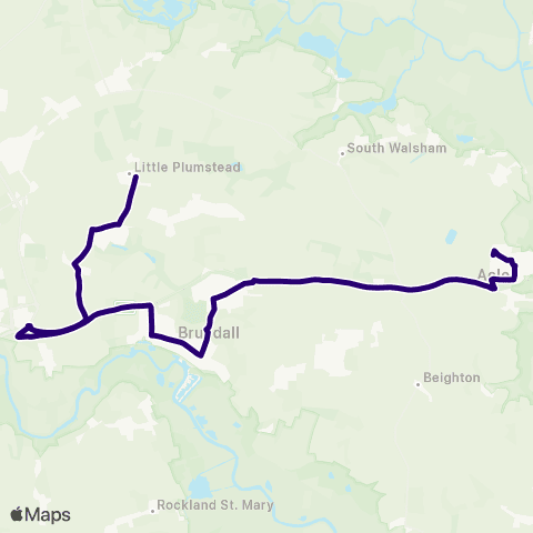 First Norfolk & Suffolk Stanford Crescent - High School map