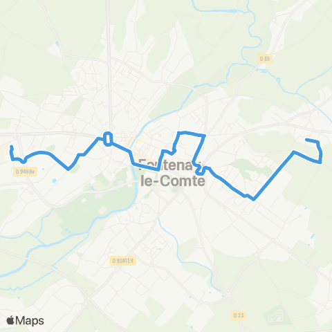 Fontélys Pôle santé - Ctre comm. / Les Moulins Liot map