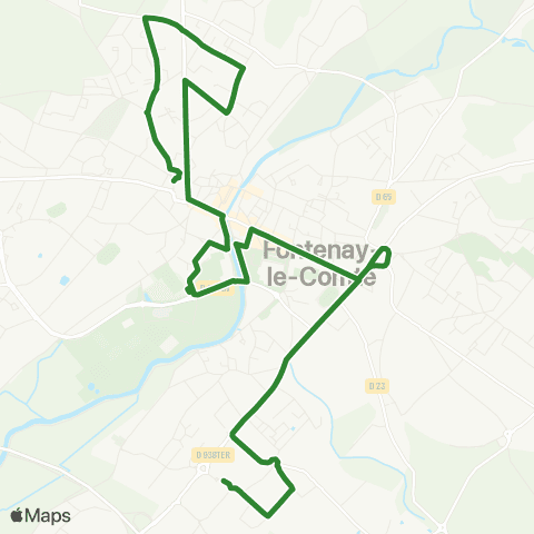 Fontélys Espierre - Libération map