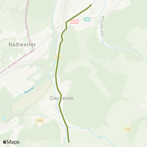 Forbus Morsbach Église - Collège Hérapel map