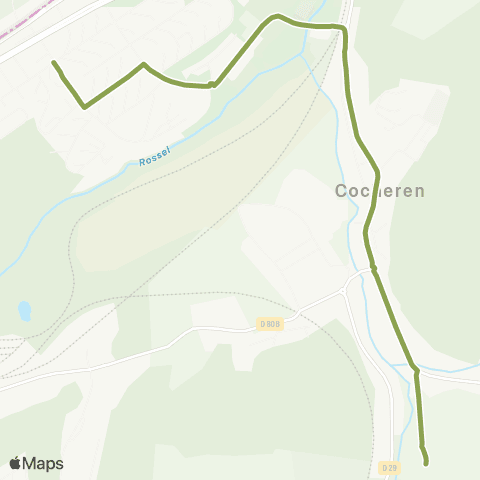 Forbus Cocheren Pont d'Aut. - Collège Hérapel map