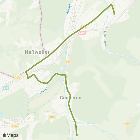 Forbus Morsbach Pasteur - Collège Hérapel map