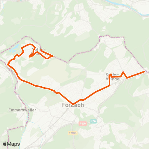 Forbus Breme d'or - Petite Rosselle map