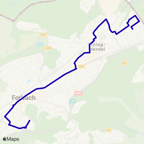Forbus Piscine Olympique - Habsterdick map