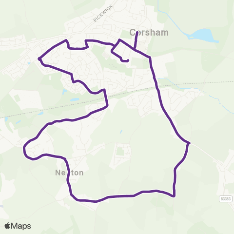 Faresaver Newlands Road Co-Op - Newlands Road map