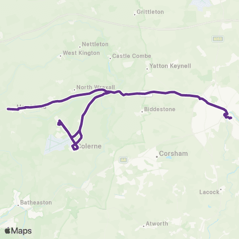 Faresaver Pinewood Way - Bus Station map