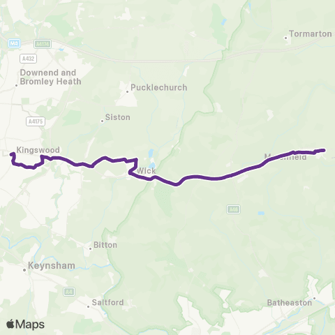 Faresaver Withymead Road - Cecil Road map