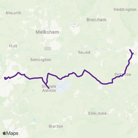 Faresaver Market Place Bus Island - Manvers House map