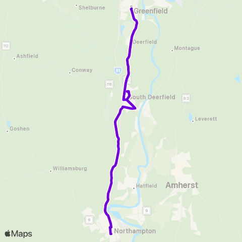 FRTA Northampton map