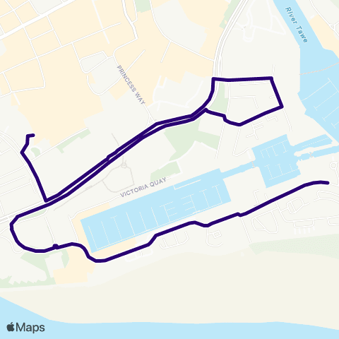 First South & West Wales Swansea Marina - Swansea Bus Sta Stand F map
