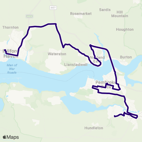 First South & West Wales Post Office - Tesco map