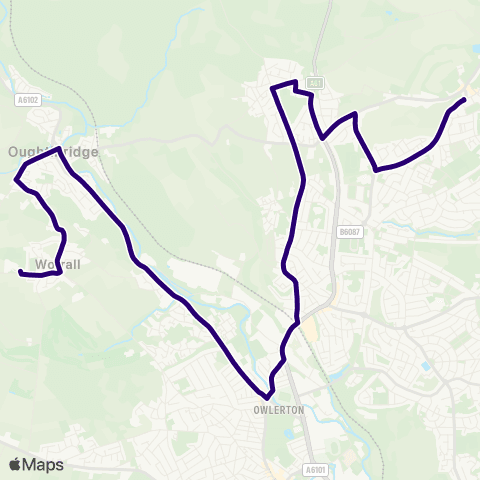 First South Yorkshire Bradfield Sch / Kirk Edge Rd - Yew Ln / Stocks Hill map