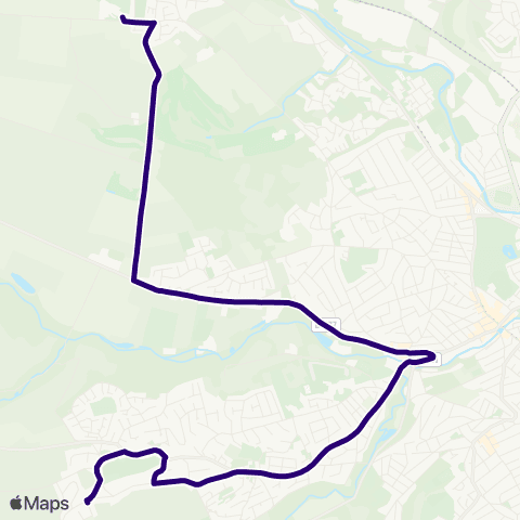 First South Yorkshire Bradfield Sch / Kirk Edge Rd - Nethergate / Oldfield Rd map