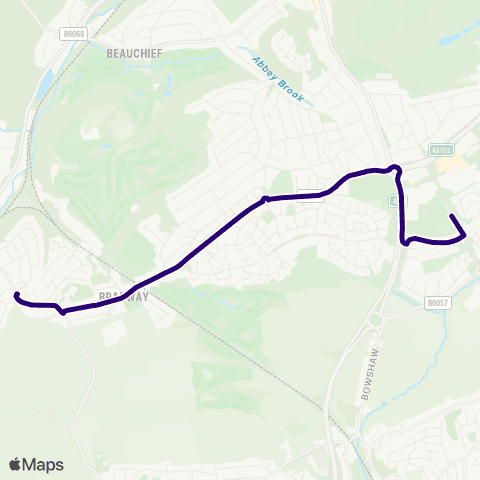 First South Yorkshire Prospect Rd / Everard Av - Dyche Ln / Dyche Rd map