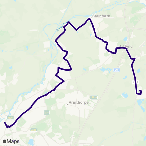 First South Yorkshire Doncaster Frenchgate Interchange / C3 - Prison Service Rd / Vulcan Way map
