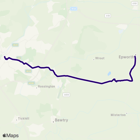 First South Yorkshire Leisure Ctr - Doncaster Frenchgate Interchange / C1 map