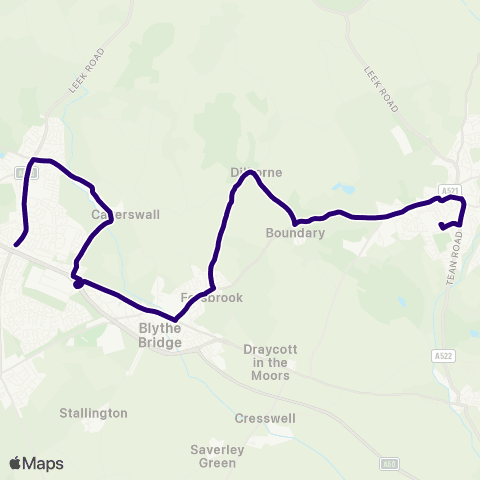 First Potteries Greenacres Avenue - Cheadle Academy map