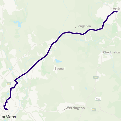First Potteries Bus Station - Bus Station map