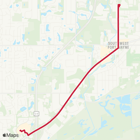 Citilink West Jefferson / Lutheran Hospital map