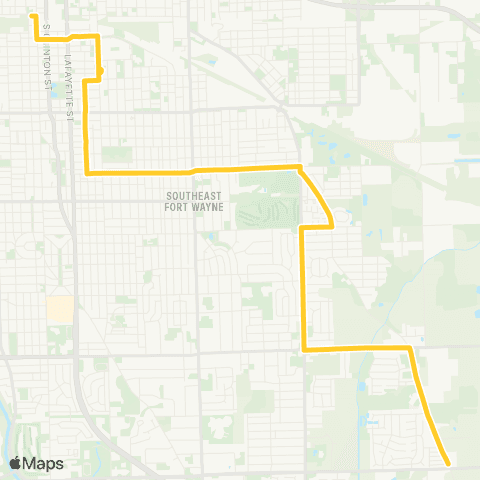 Citilink Franke Park map