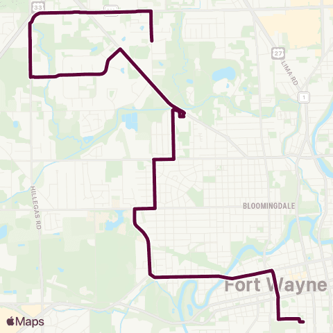 Citilink Brooklyn / Taylor map