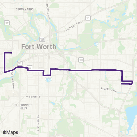 Trinity Metro East Rosedale map