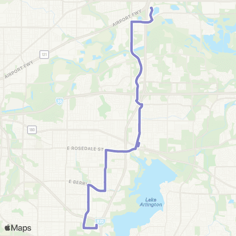Trinity Metro Handley map