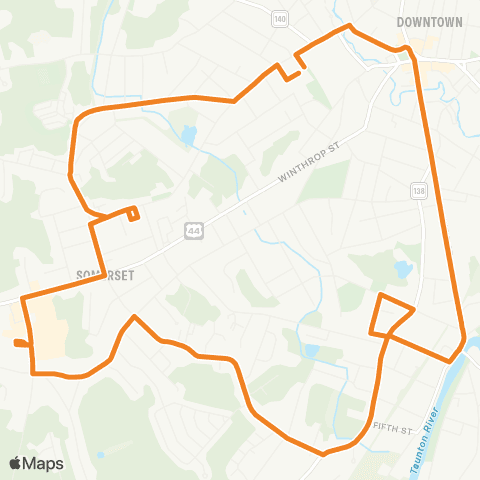 GATRA Weir / Westside map