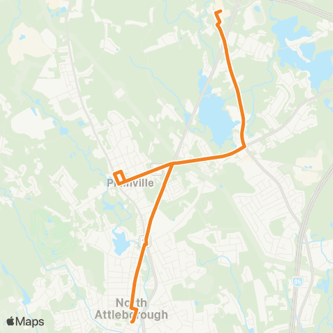 GATRA North Attleborough / Plainville map