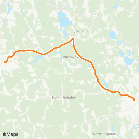 GATRA Taunton / Norton / Attleboro map