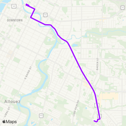 Green Bay Metro Plum map