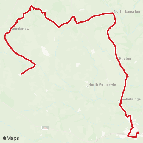 Go Cornwall Bus Bus Shelter - Tesco map