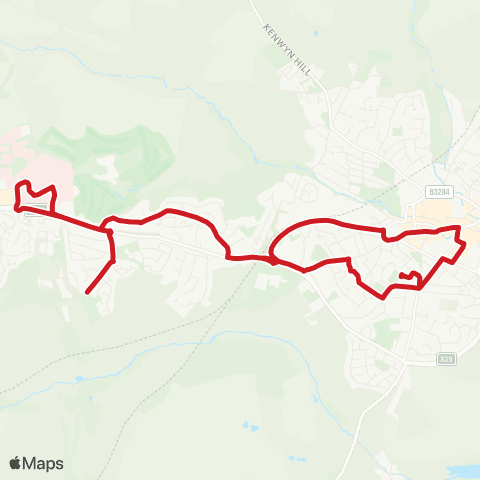 Go Cornwall Bus Lemon Quay - Lemon Quay map