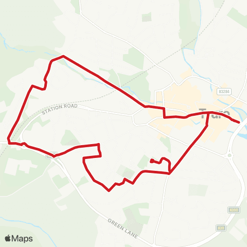 Go Cornwall Bus Haven House - Haven House map