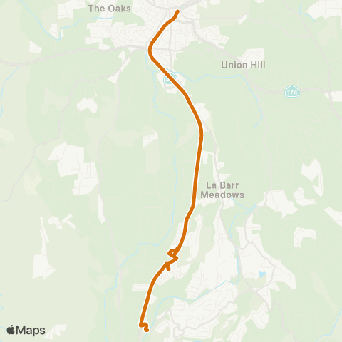 Nevada County Connects Grass Valley - Alta Sierra map