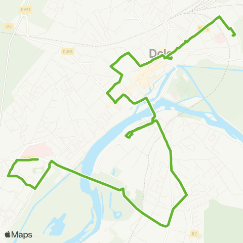 Grandole Mobilités Dole Lycée Duhamel - Dole la Paule map
