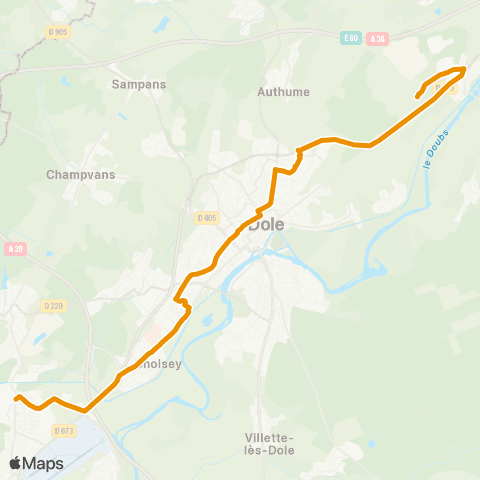 Grandole Mobilités Tavaux Solvay - Rochefort Zone des Toppes map