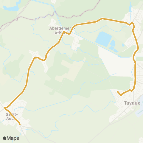 Grandole Mobilités Saint-Aubin - Tavaux map