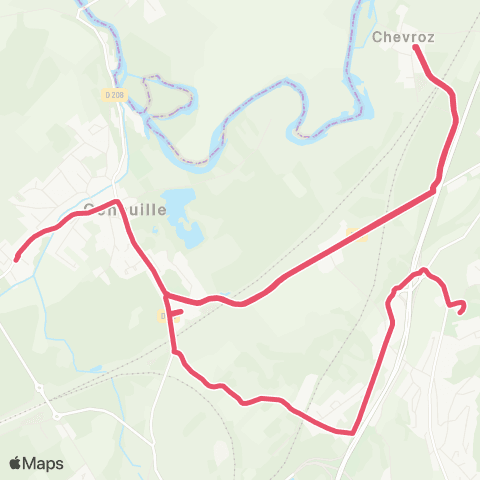 Ginko Geneuille ↔ Collège Claude Girard map