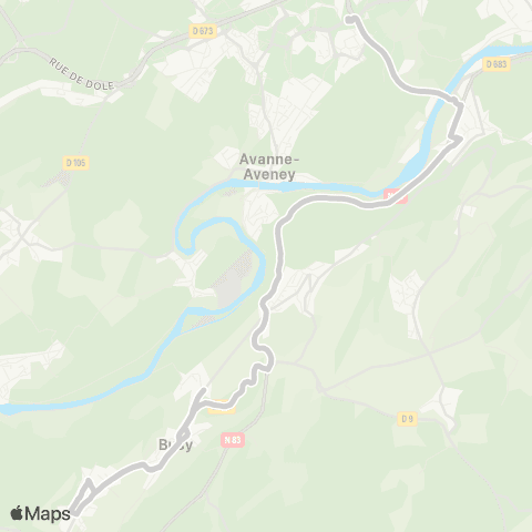 Ginko Vorges-les-Pins ↔ Pôle Micropolis map