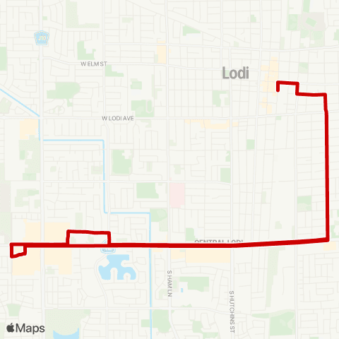 GrapeLine Route 2 / 22 map