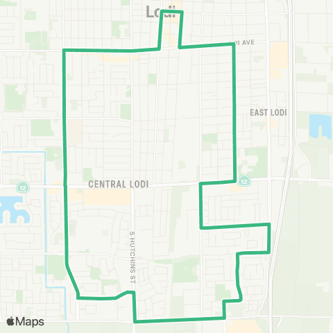 GrapeLine Express 6 map