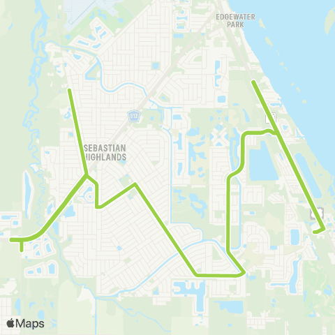 GoLine US 1 / Barber St (Publix)-US 1 / Barber St (Publix) map