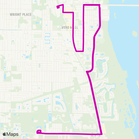 GoLine IG Ctr Transit Hub-IG Ctr Transit Hub map