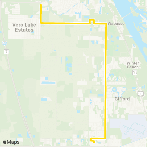 GoLine Indian River Mall Transit Hub-Indian River Mall Transit Hub map