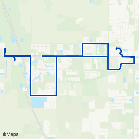 GoLine Indian River Mall Transit Hub-Indian River Mall Transit Hub map